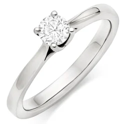 Beaverbrooks Platinum Diamond Solitaire Ring