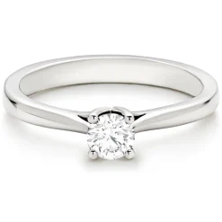 Beaverbrooks Platinum Diamond Solitaire Ring