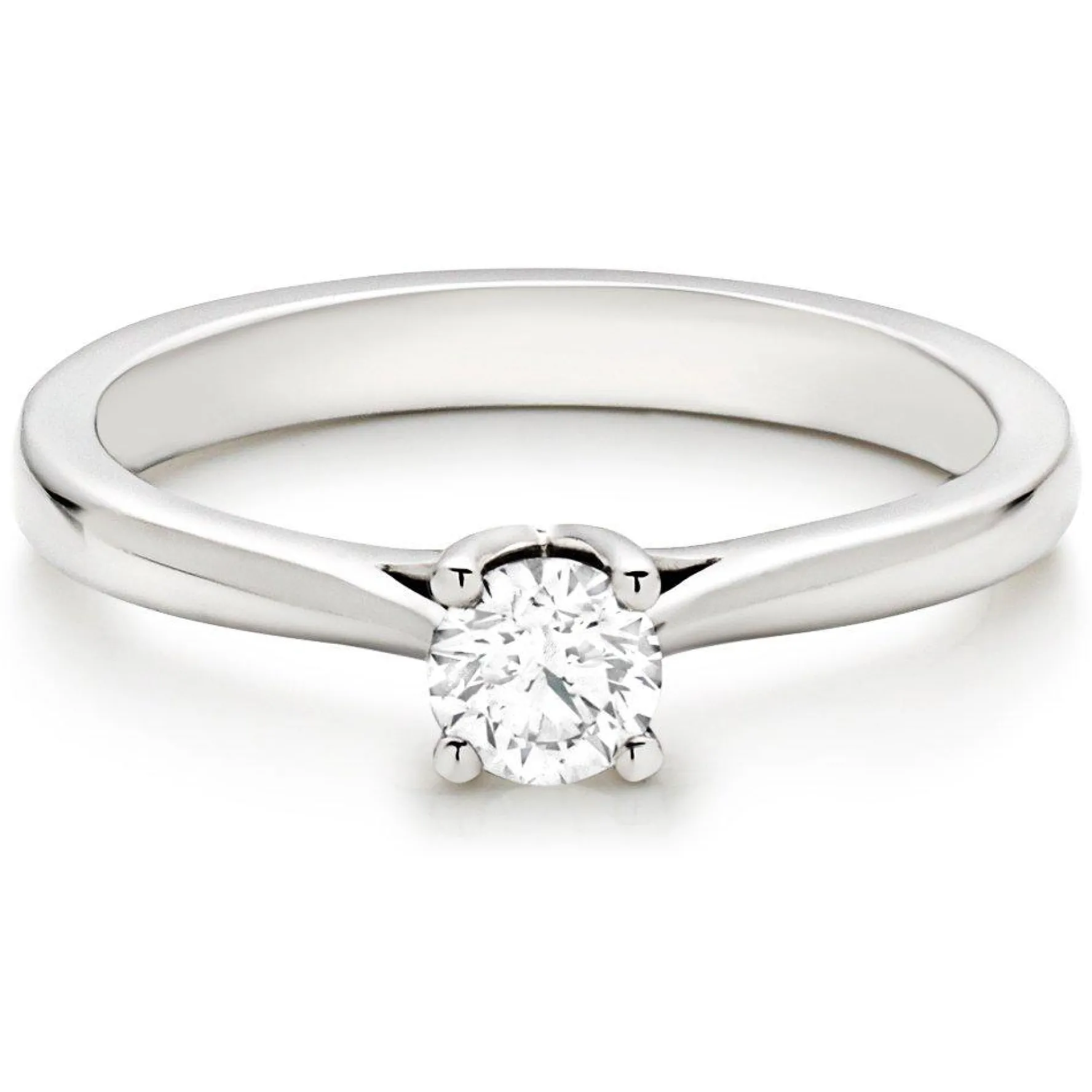 Beaverbrooks Platinum Diamond Solitaire Ring