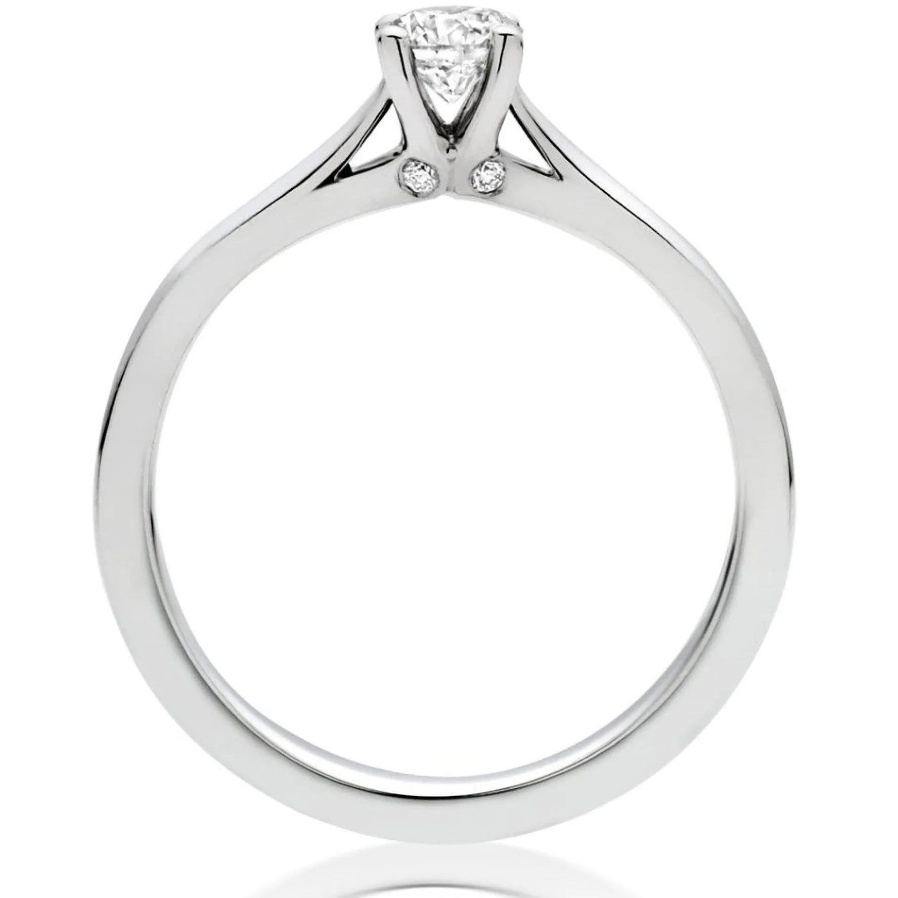 Beaverbrooks Platinum Diamond Solitaire Ring