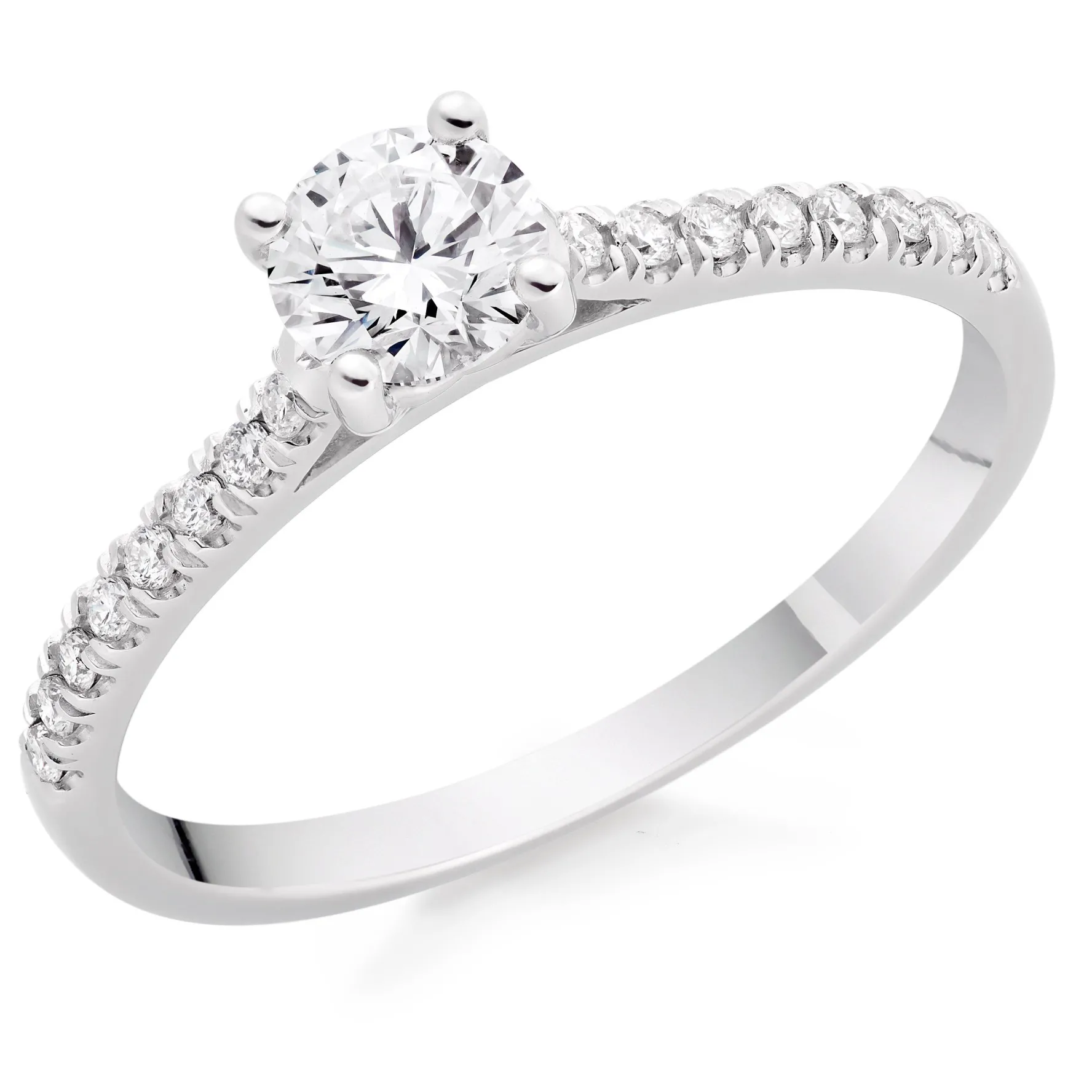 Beaverbrooks Platinum Diamond Solitaire Engagement Ring