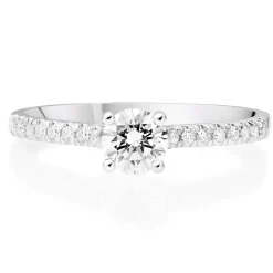 Beaverbrooks Platinum Diamond Solitaire Engagement Ring