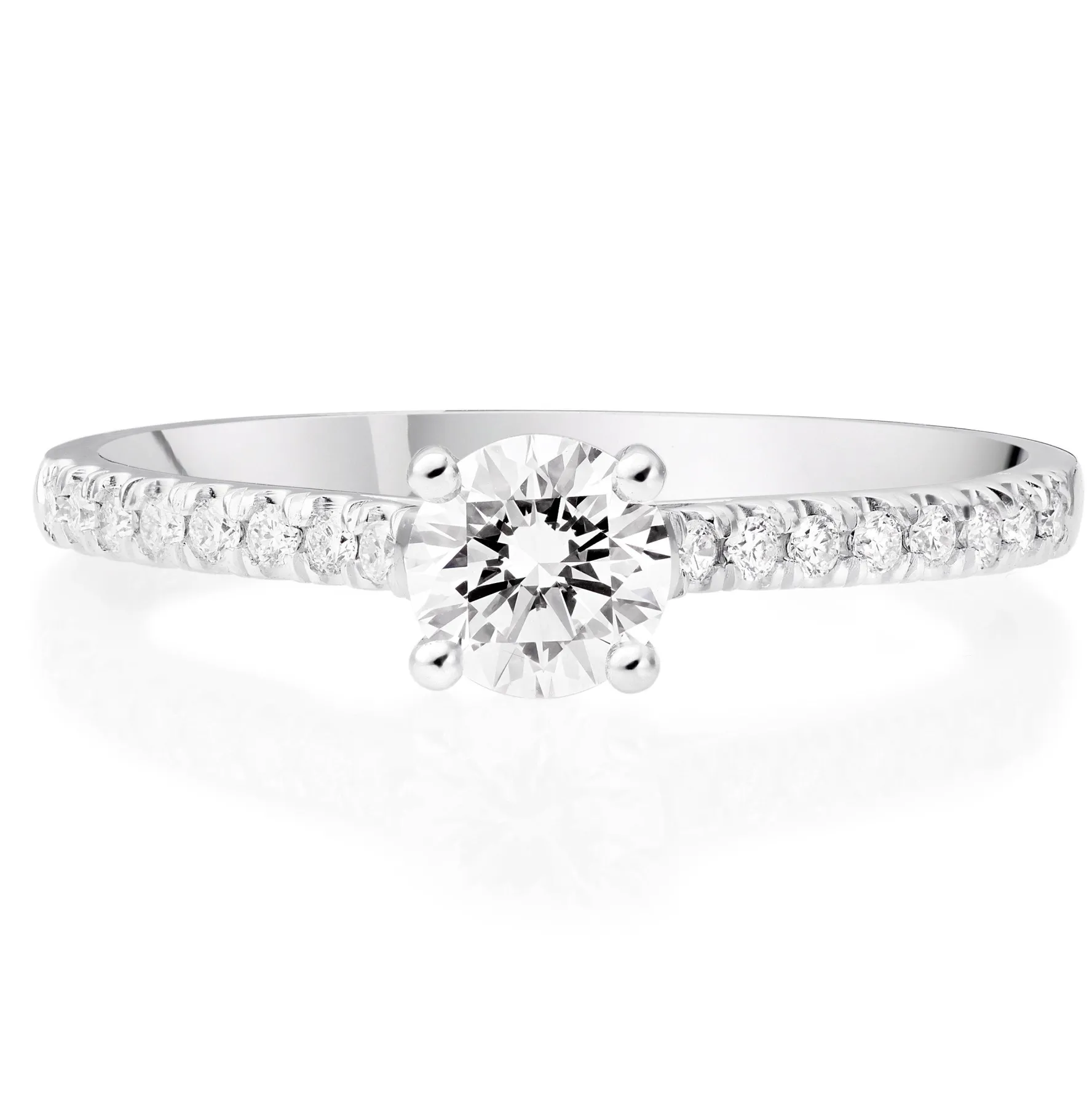 Beaverbrooks Platinum Diamond Solitaire Engagement Ring