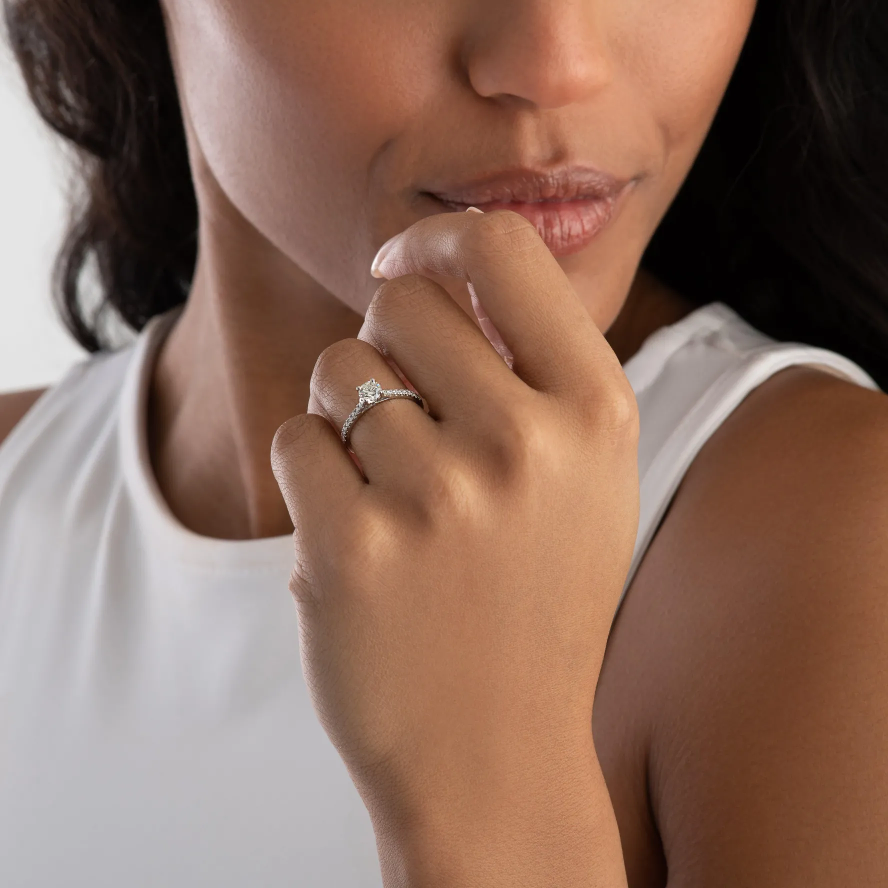 Beaverbrooks Platinum Diamond Solitaire Engagement Ring