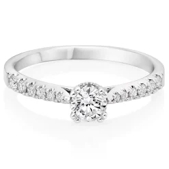 Beaverbrooks Platinum Diamond Solitaire Ring