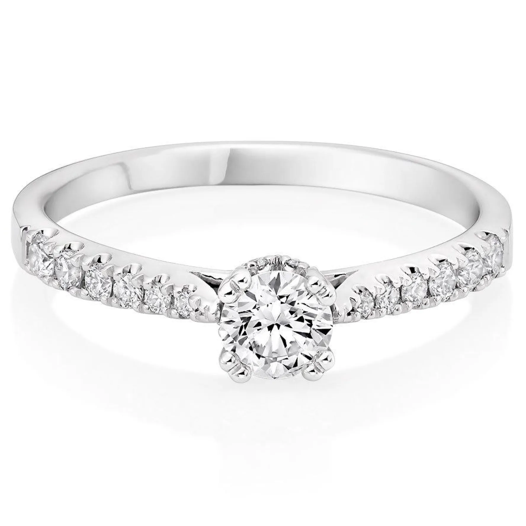 Beaverbrooks Platinum Diamond Solitaire Ring