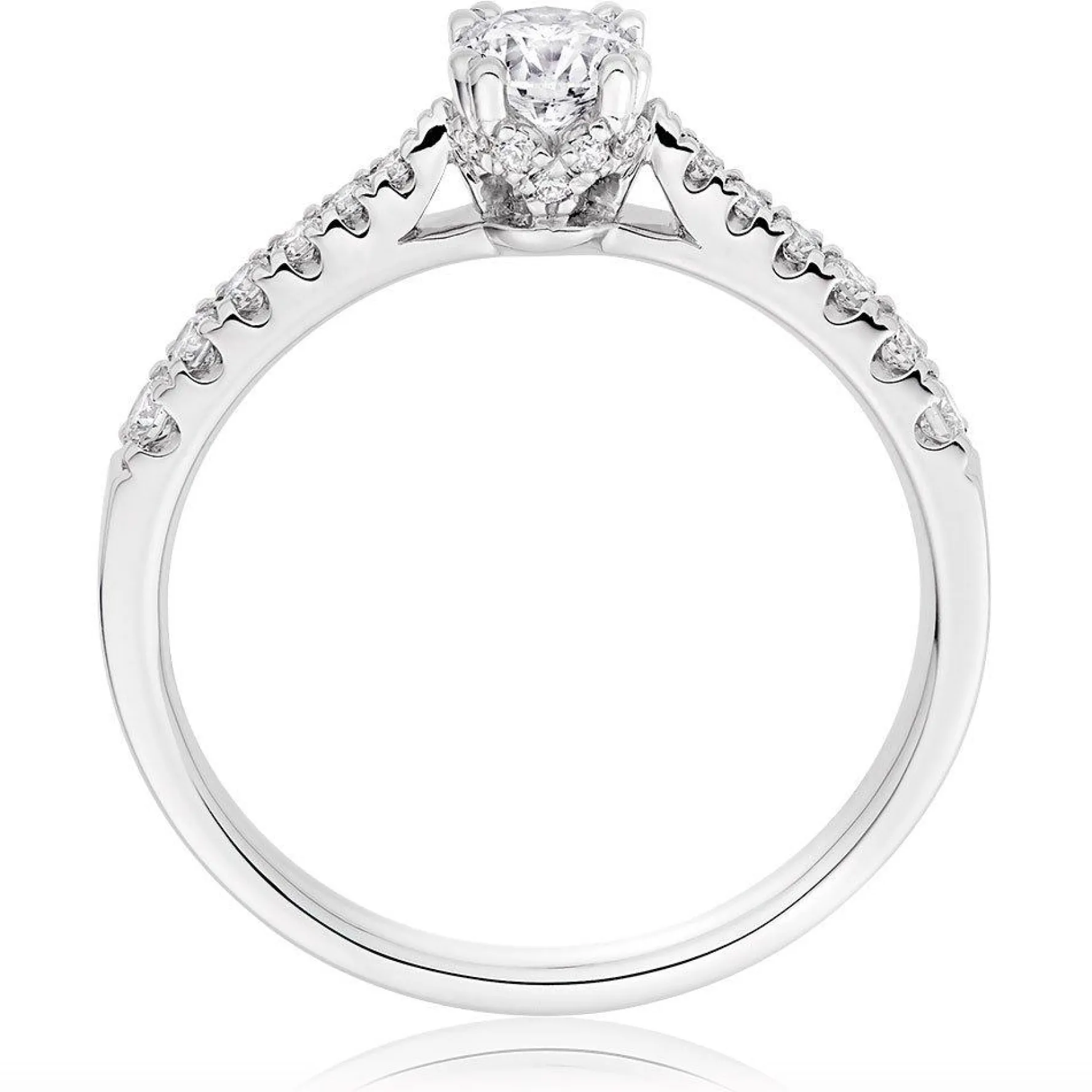 Beaverbrooks Platinum Diamond Solitaire Ring