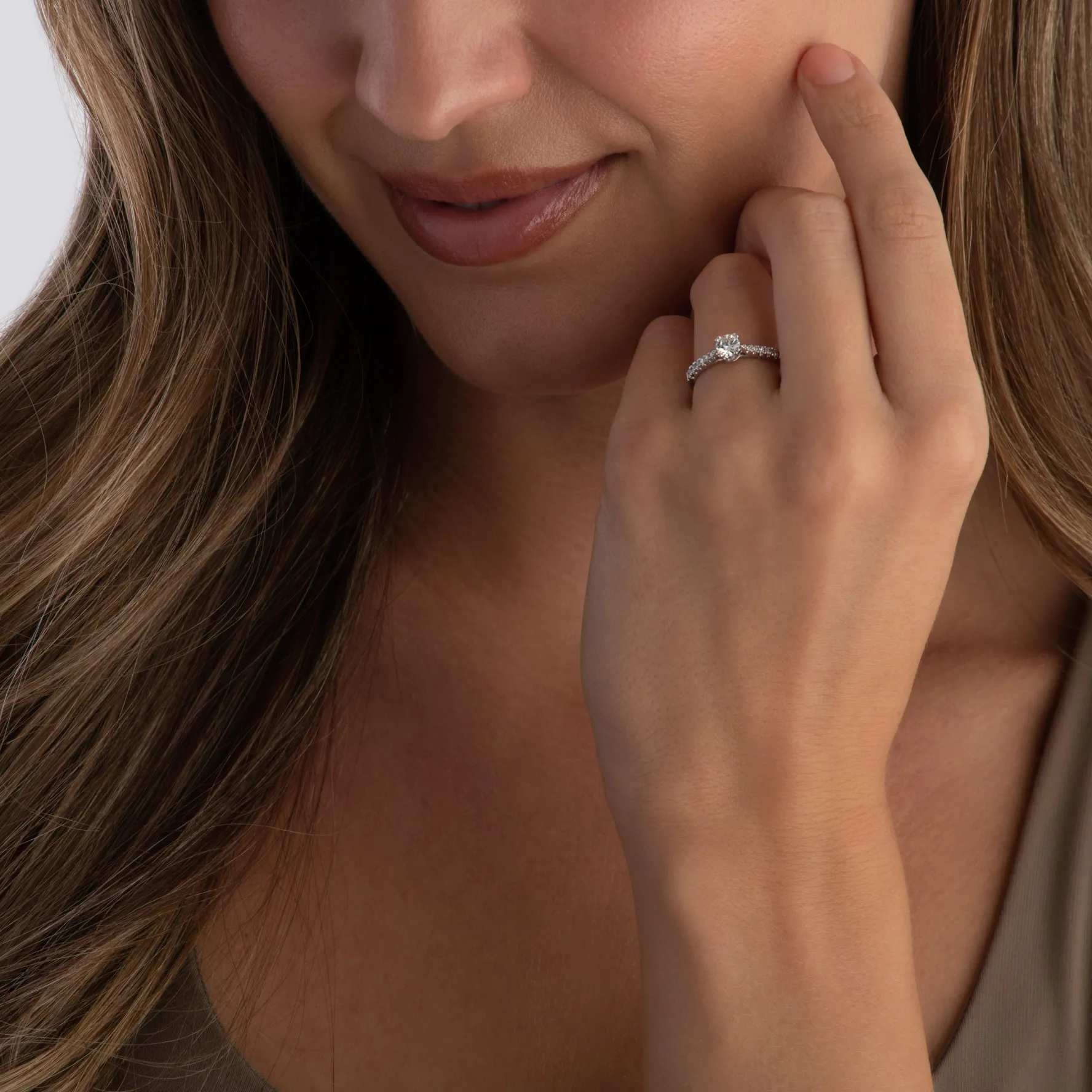 Beaverbrooks Platinum Diamond Solitaire Ring
