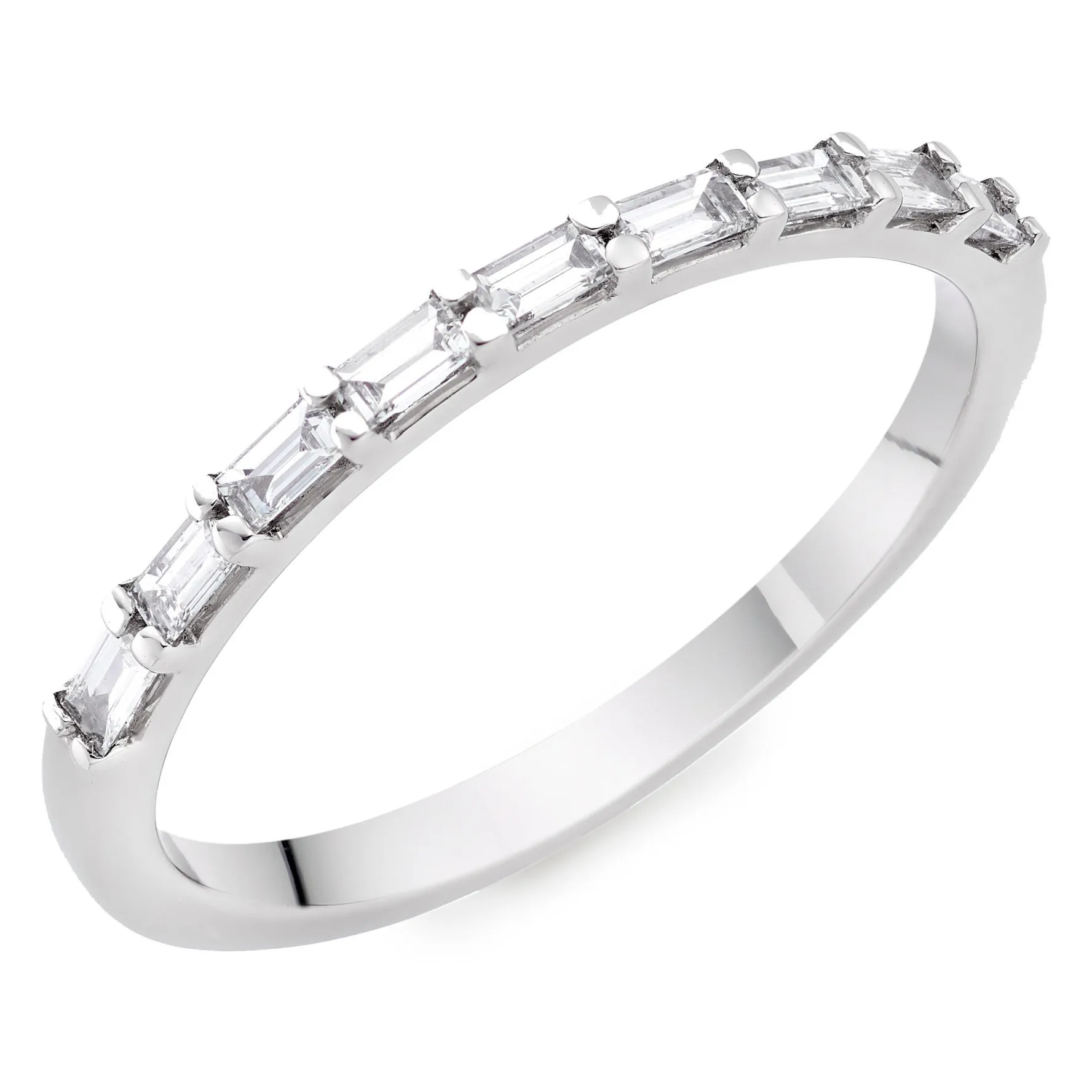 Beaverbrooks Platinum Diamond 1.7mm Wedding Ring