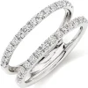 Beaverbrooks Platinum Diamond 5.5mm Silhouette Ring