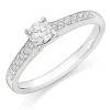 Beaverbrooks Platinum Diamond Solitaire Ring