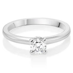 Beaverbrooks Platinum Diamond Solitaire Ring