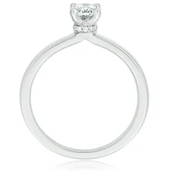 Beaverbrooks Platinum Diamond Solitaire Ring