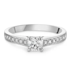 Beaverbrooks Platinum Diamond Solitaire Engagement Ring