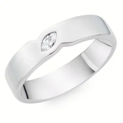 Beaverbrooks Platinum Diamond 5mm Wedding Ring
