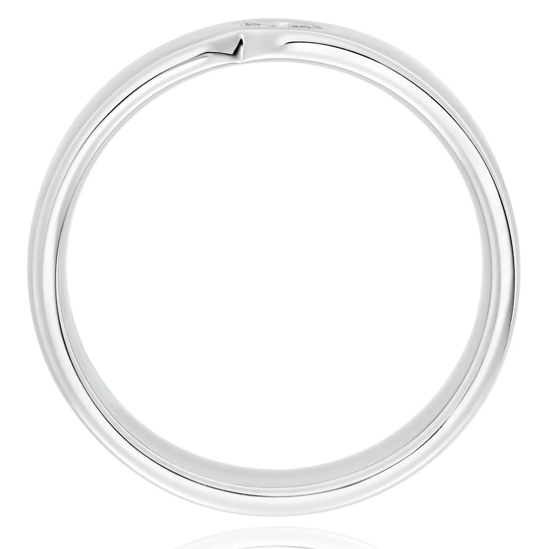 Beaverbrooks Platinum Diamond 5mm Wedding Ring