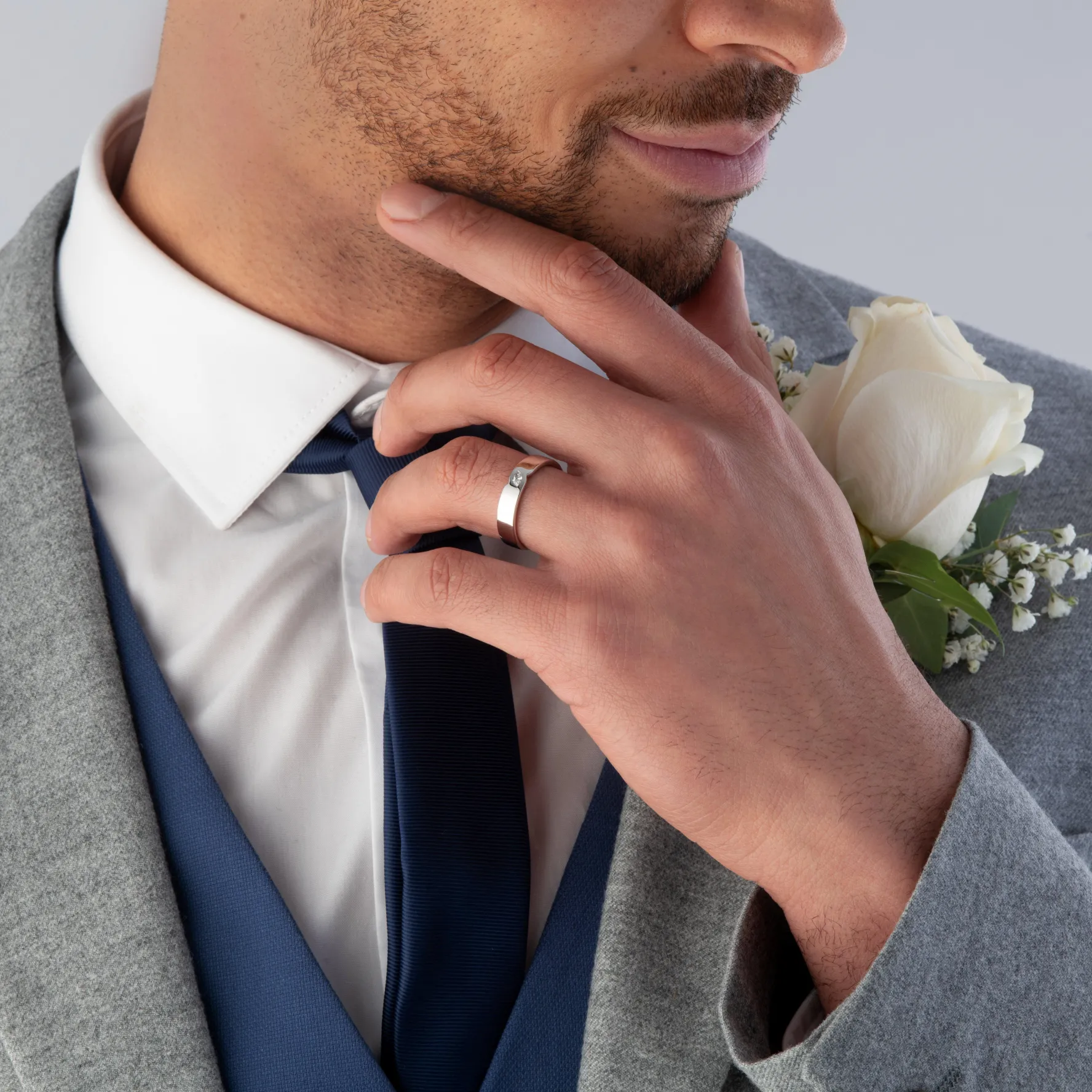 Beaverbrooks Platinum Diamond 5mm Wedding Ring