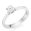 Beaverbrooks Platinum Diamond Solitaire Ring