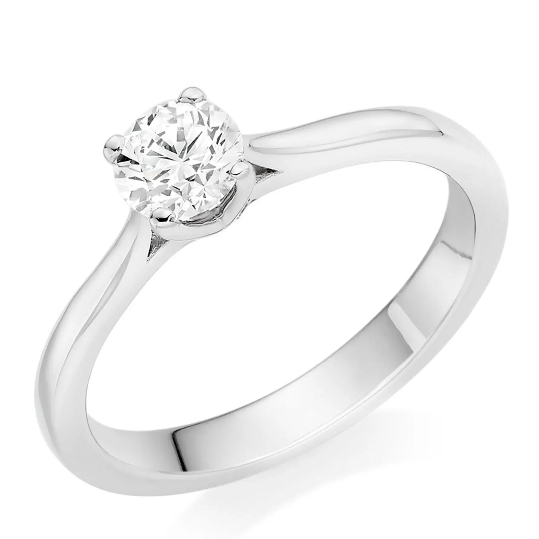 Beaverbrooks Platinum Diamond Solitaire Ring
