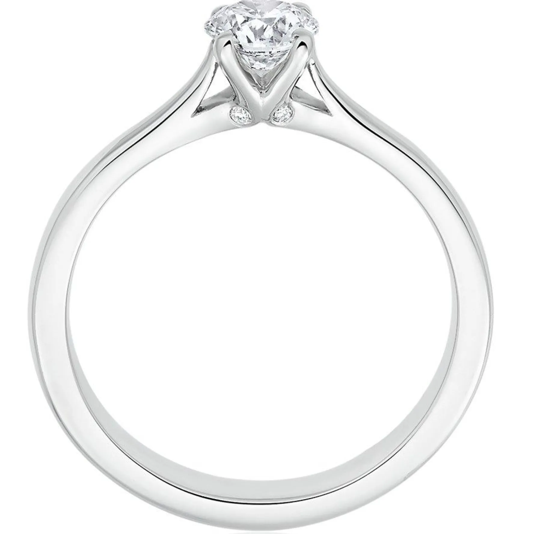 Beaverbrooks Platinum Diamond Solitaire Ring