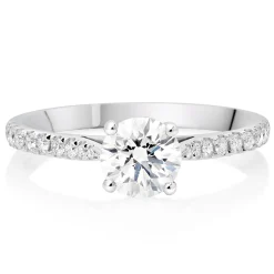 Beaverbrooks Platinum Diamond Solitaire Ring