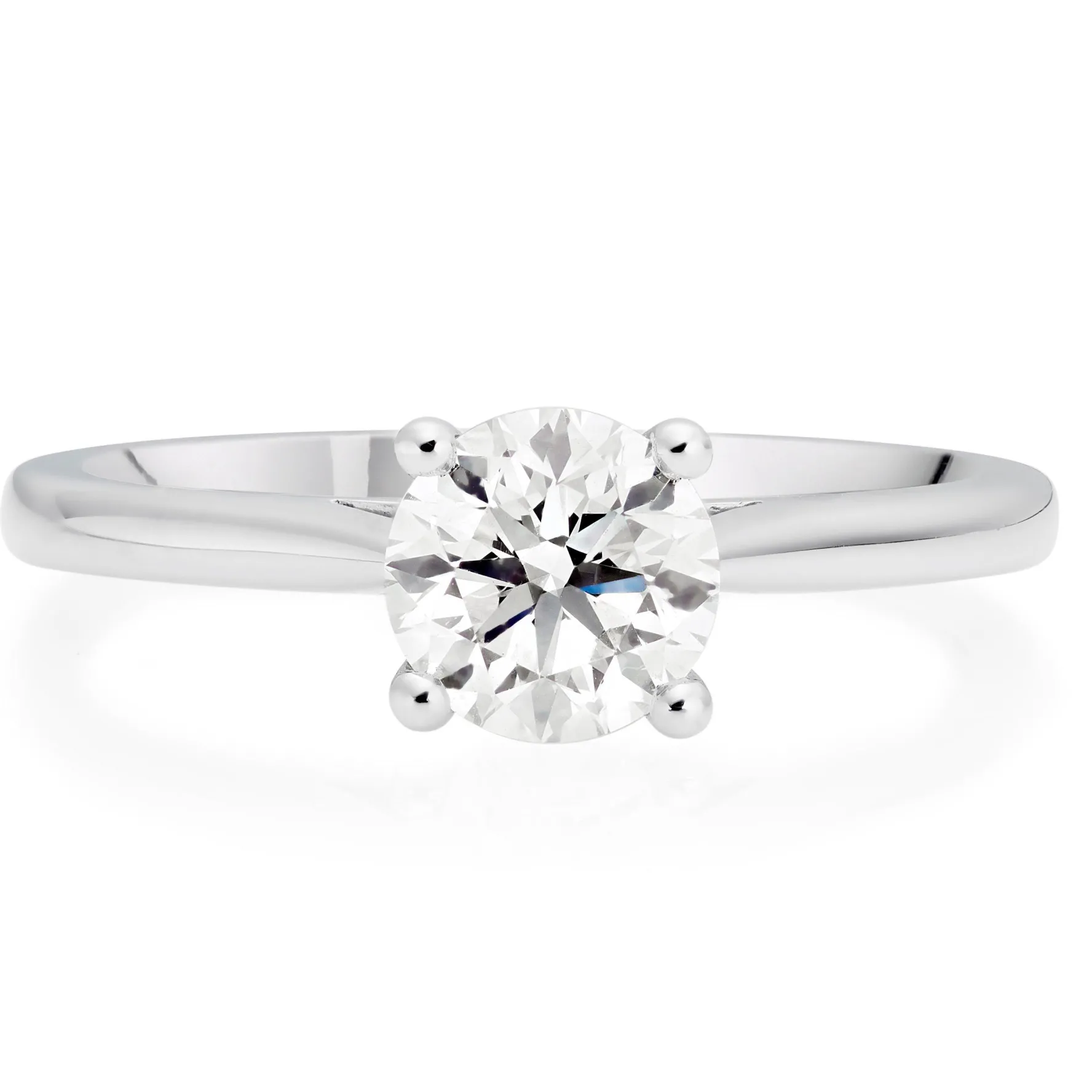 Beaverbrooks Platinum Diamond Solitaire Ring