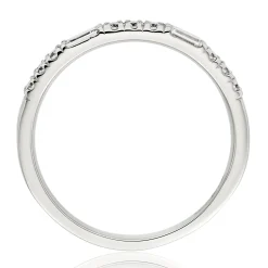Beaverbrooks Platinum Diamond 2mm Ladies Wedding Ring