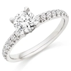 Beaverbrooks Platinum Diamond Solitaire Ring