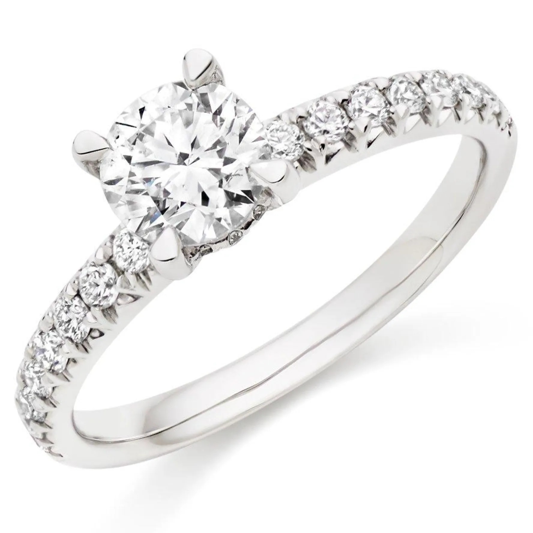 Beaverbrooks Platinum Diamond Solitaire Ring