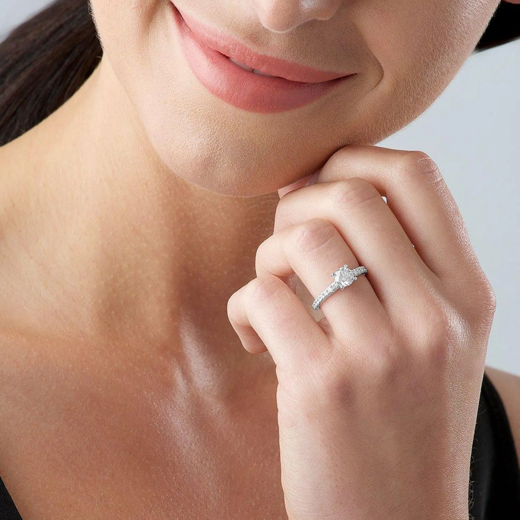 Beaverbrooks Platinum Diamond Solitaire Ring