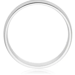 Beaverbrooks Platinum Grey Ceramic 5mm Men’s Wedding Ring
