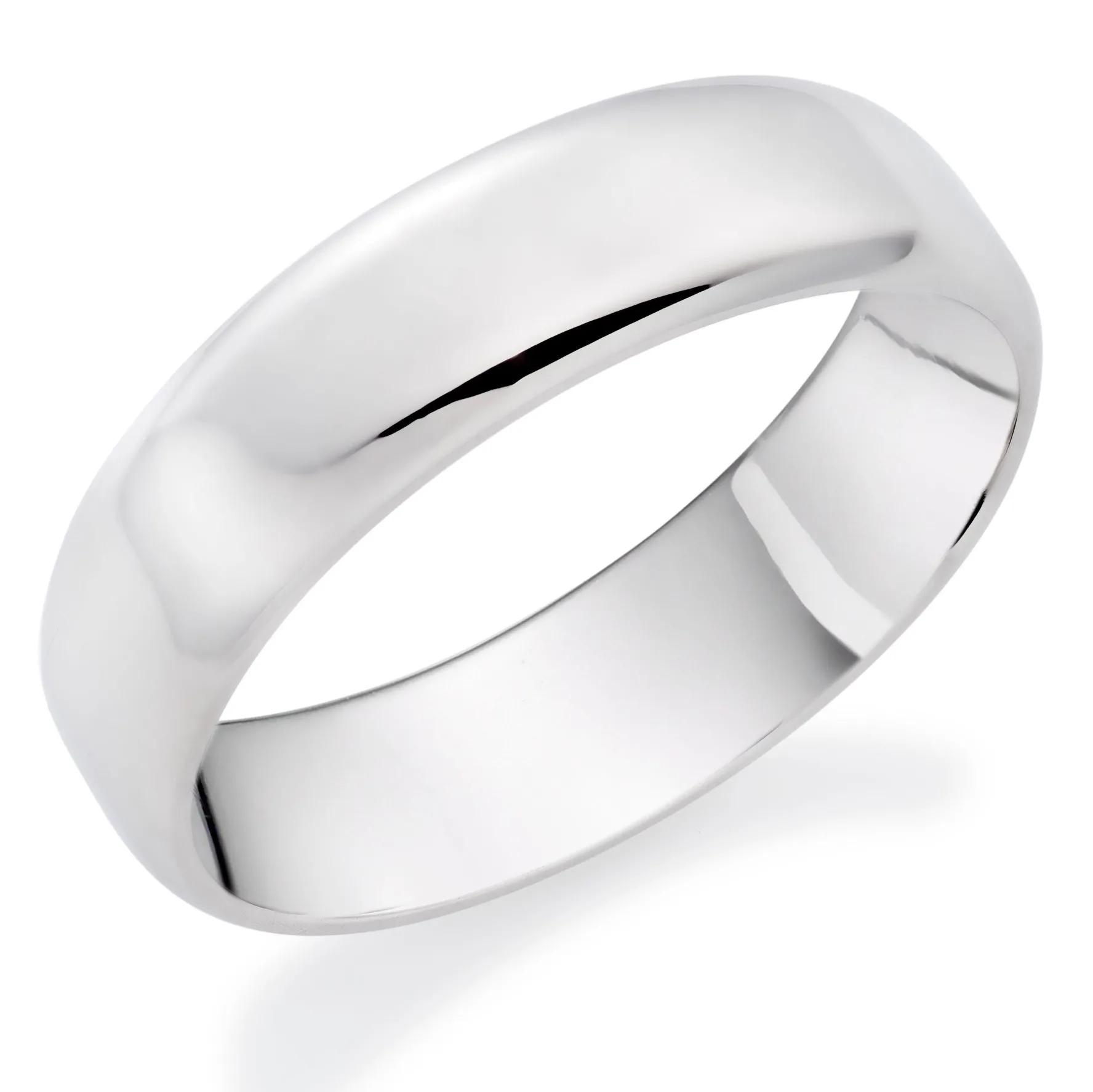 Beaverbrooks Platinum 6mm Men’s Wedding Ring