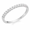 Beaverbrooks Platinum 1.5mm Diamond Wedding Ring