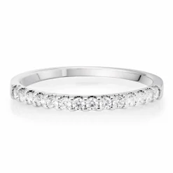 Beaverbrooks Platinum 1.5mm Diamond Wedding Ring