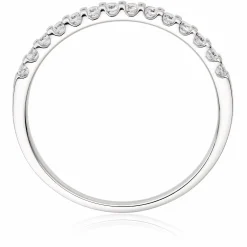 Beaverbrooks Platinum 1.5mm Diamond Wedding Ring