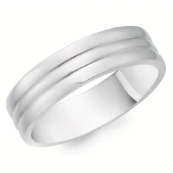 Beaverbrooks Platinum 6mm Wedding Ring