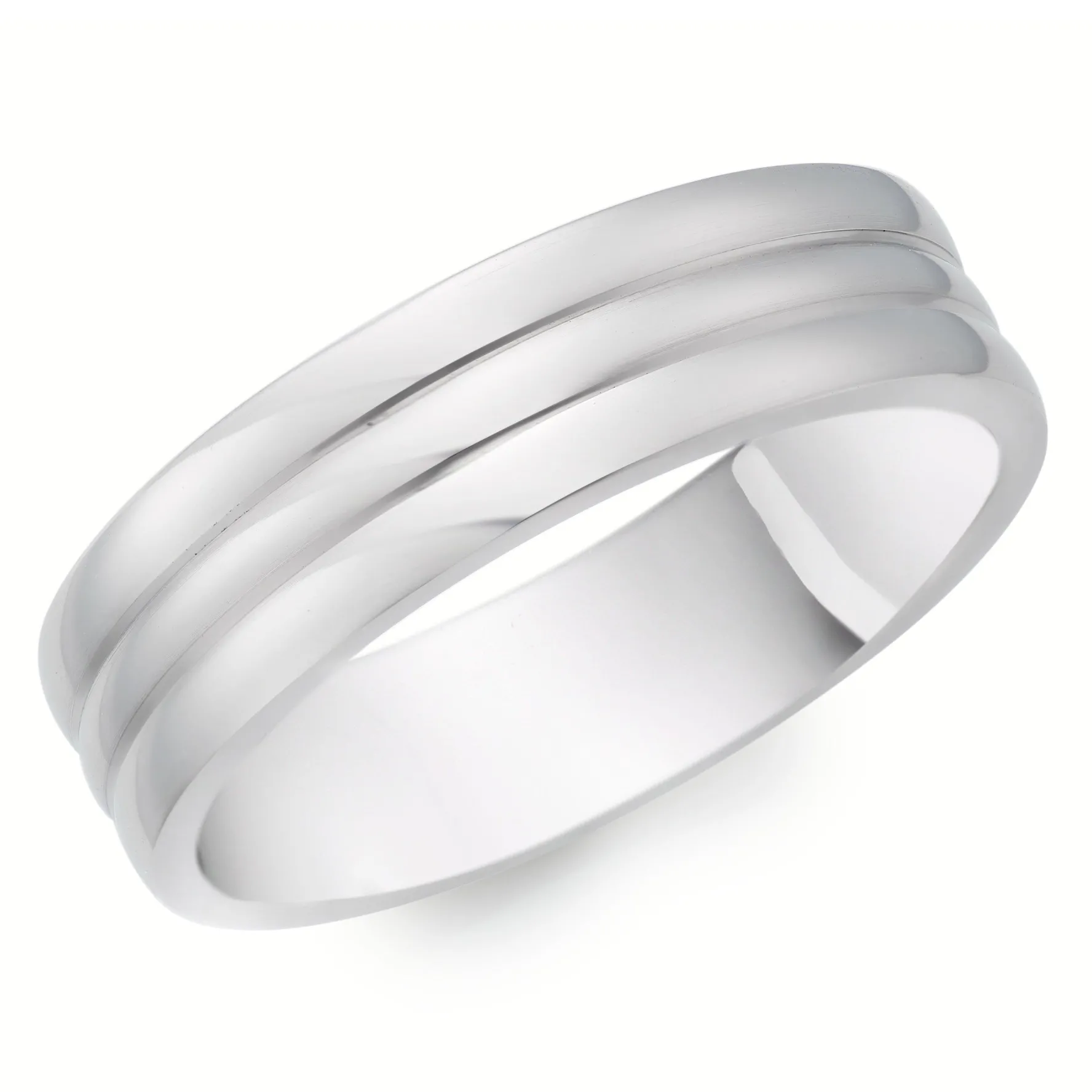 Beaverbrooks Platinum 6mm Wedding Ring