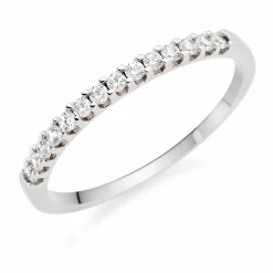 Beaverbrooks Platinum 1.5mm Diamond Wedding Ring