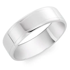 Beaverbrooks Platinum 6mm Men’s Wedding Ring