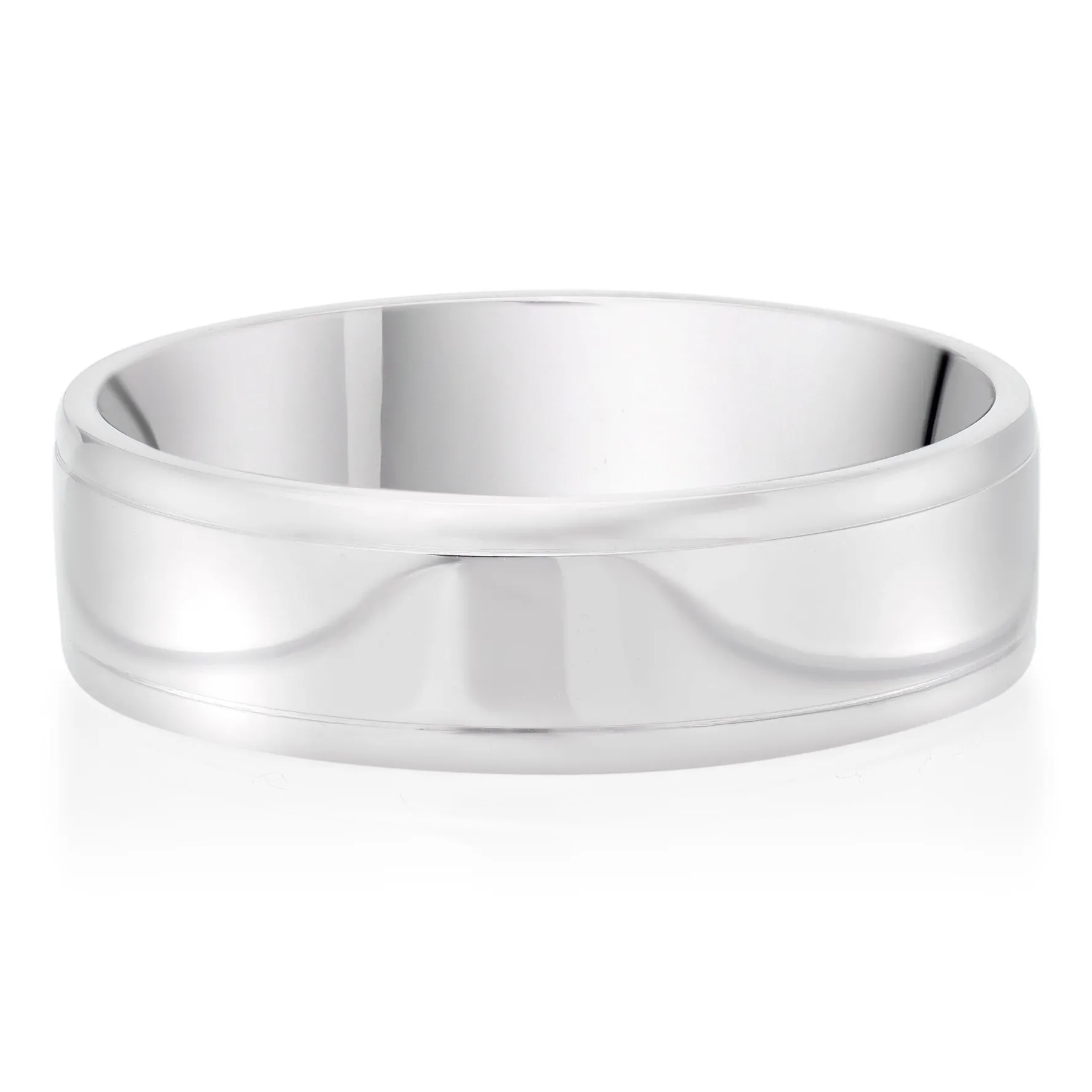 Beaverbrooks Platinum 6mm Men’s Wedding Ring