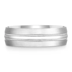 Beaverbrooks Platinum 6mm Men’s Wedding Ring