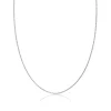 Beaverbrooks Platinum Spiga Chain 45cm