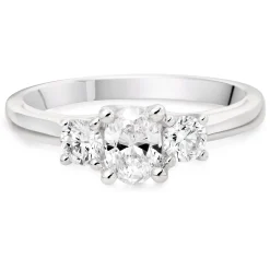 Beaverbrooks Platinum Three Stone Diamond Ring