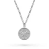 Beaverbrooks Rhodium Plated Compass Men’s Pendant