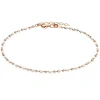 Beaverbrooks Silver and Rose Gold Plated Sparkle Anklet