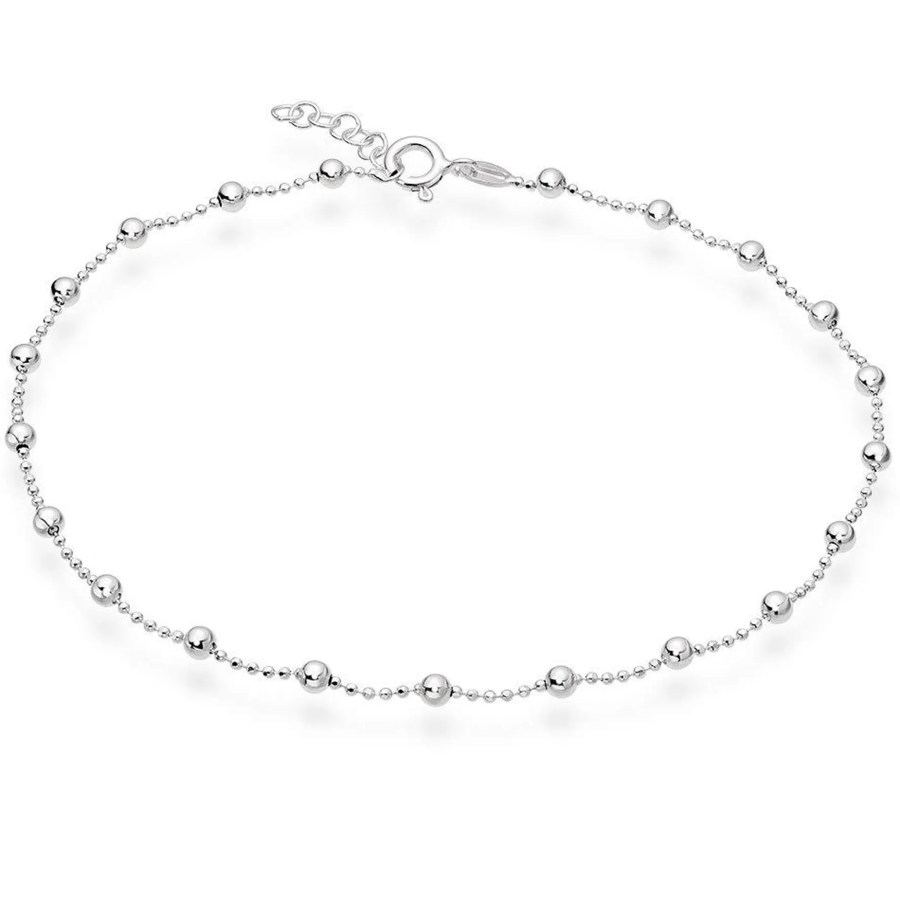 Beaverbrooks Silver Ball Bracelet