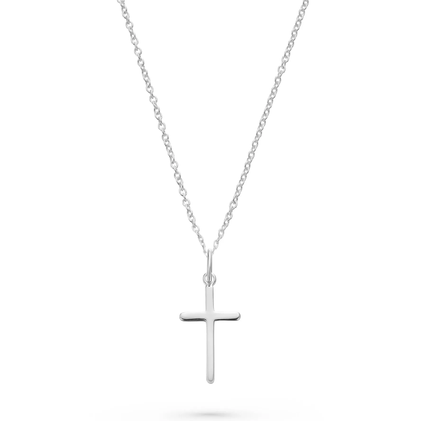 Beaverbrooks Silver Cross Pendant