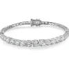 Beaverbrooks Silver Cubic Zirconia Bracelet