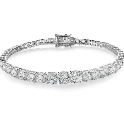Beaverbrooks Silver Cubic Zirconia Bracelet