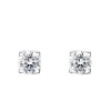 Beaverbrooks Silver Cubic Zirconia Stud Earrings